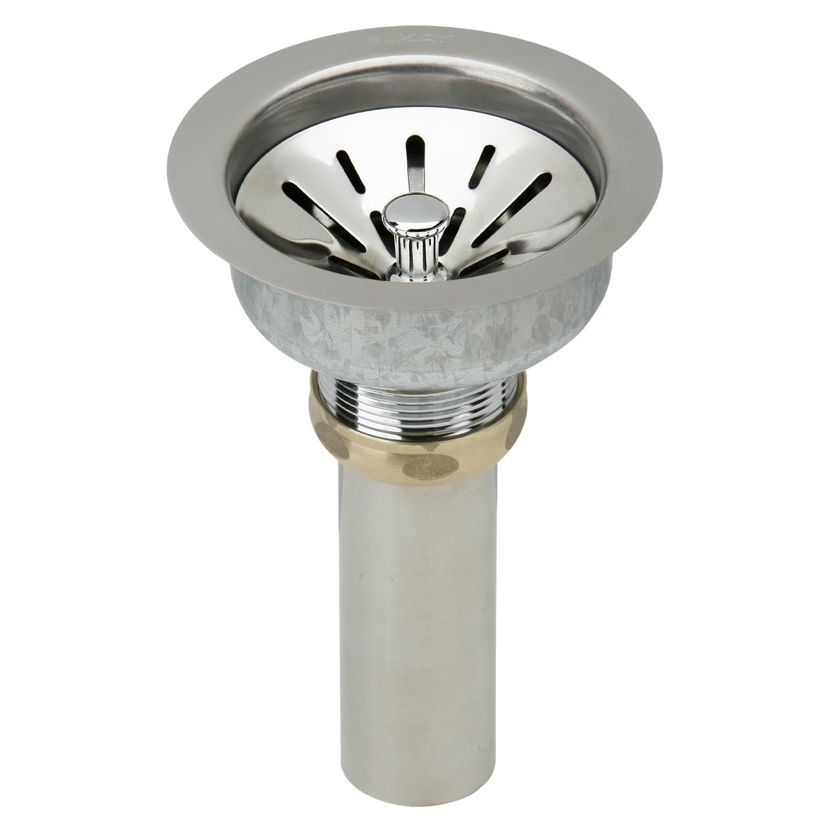 BSC PREFERRED Bsc Preferred LK99FC Fireclay Sink Drain Stainless Steel