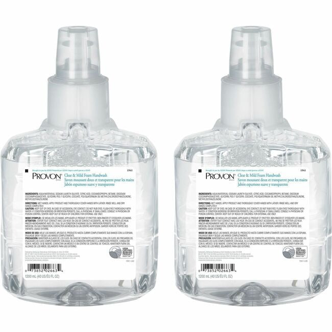 GOJO Gojo GOJ 1941-02 Provon LTX-12 Mild Foam Handwash (1250 ml Pack of 2) 194102