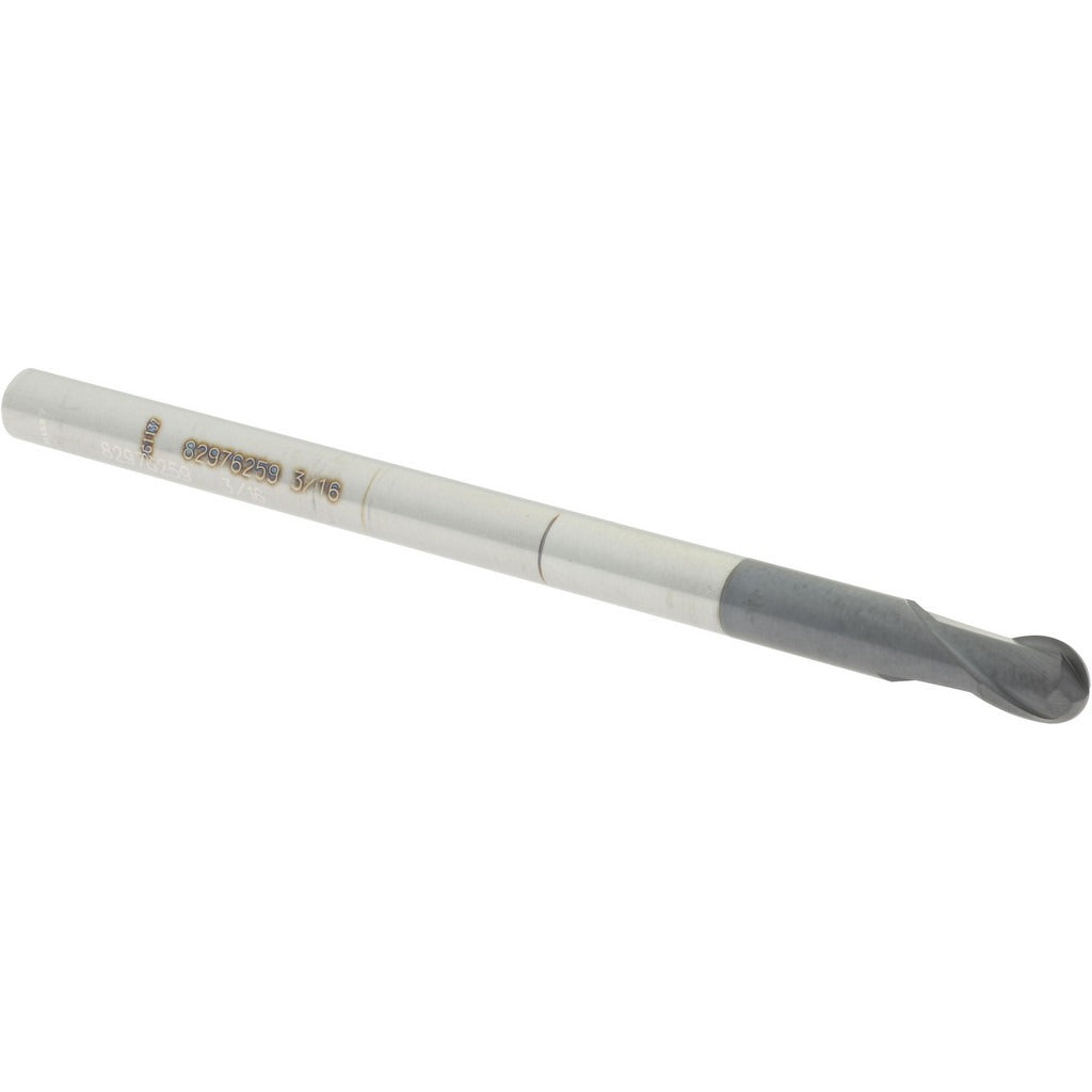 ACCUPRO Accupro 12180924 Ball End Mill 0.1875 in 2 Flute Carbide