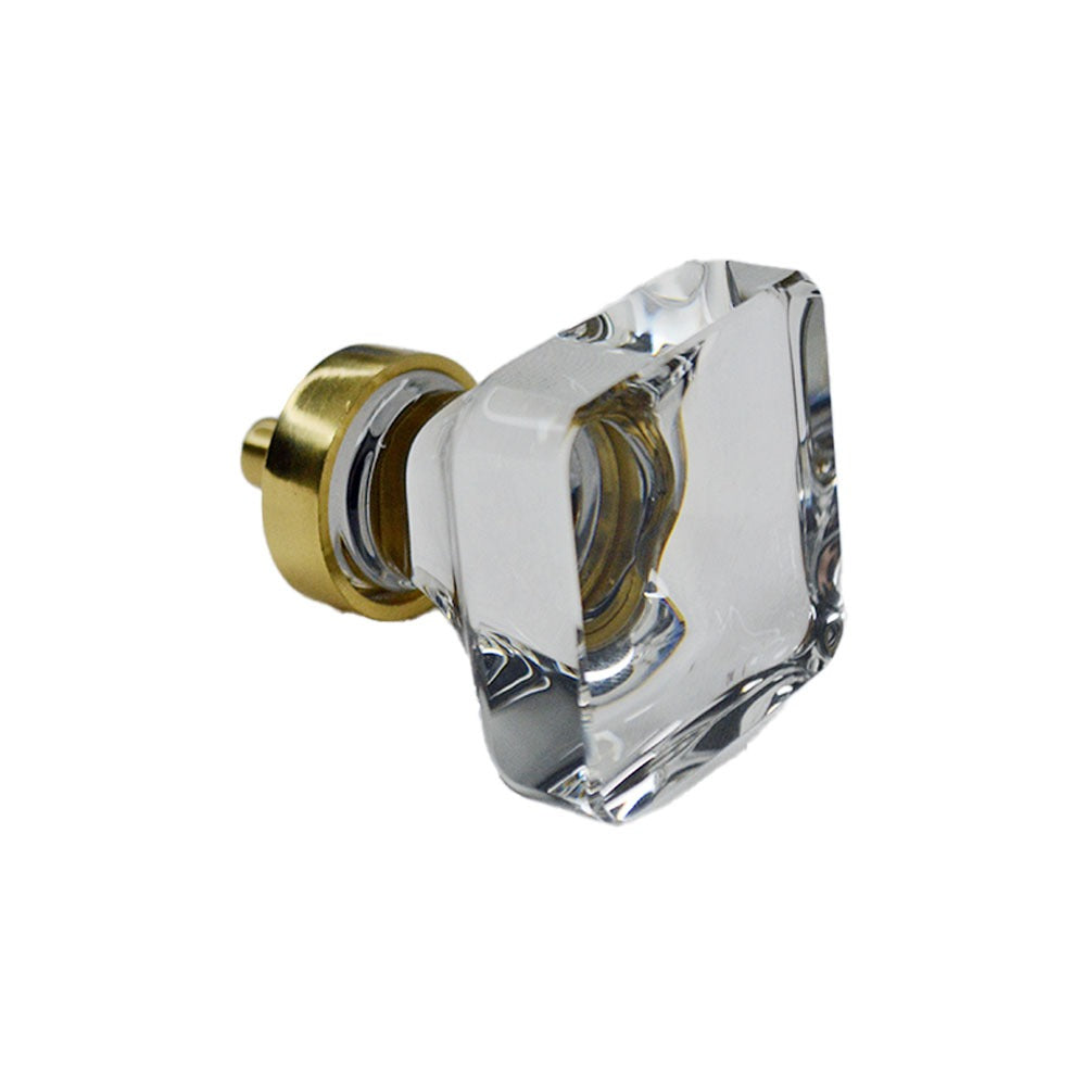 EMTEK Emtek 86403US3 Square Cabinet Knob Polished Brass