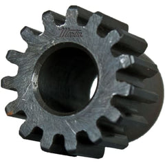 Martin S2411 External Tooth Spur Gear - 24 DP, 14.5 Degree PA, 11 Teeth, 0.25 in Face, 1/4 in Bore, Reboreable