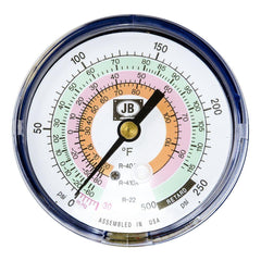 JB Industries M2-820L Compound Gauge LED Standard R22 R404A R410A