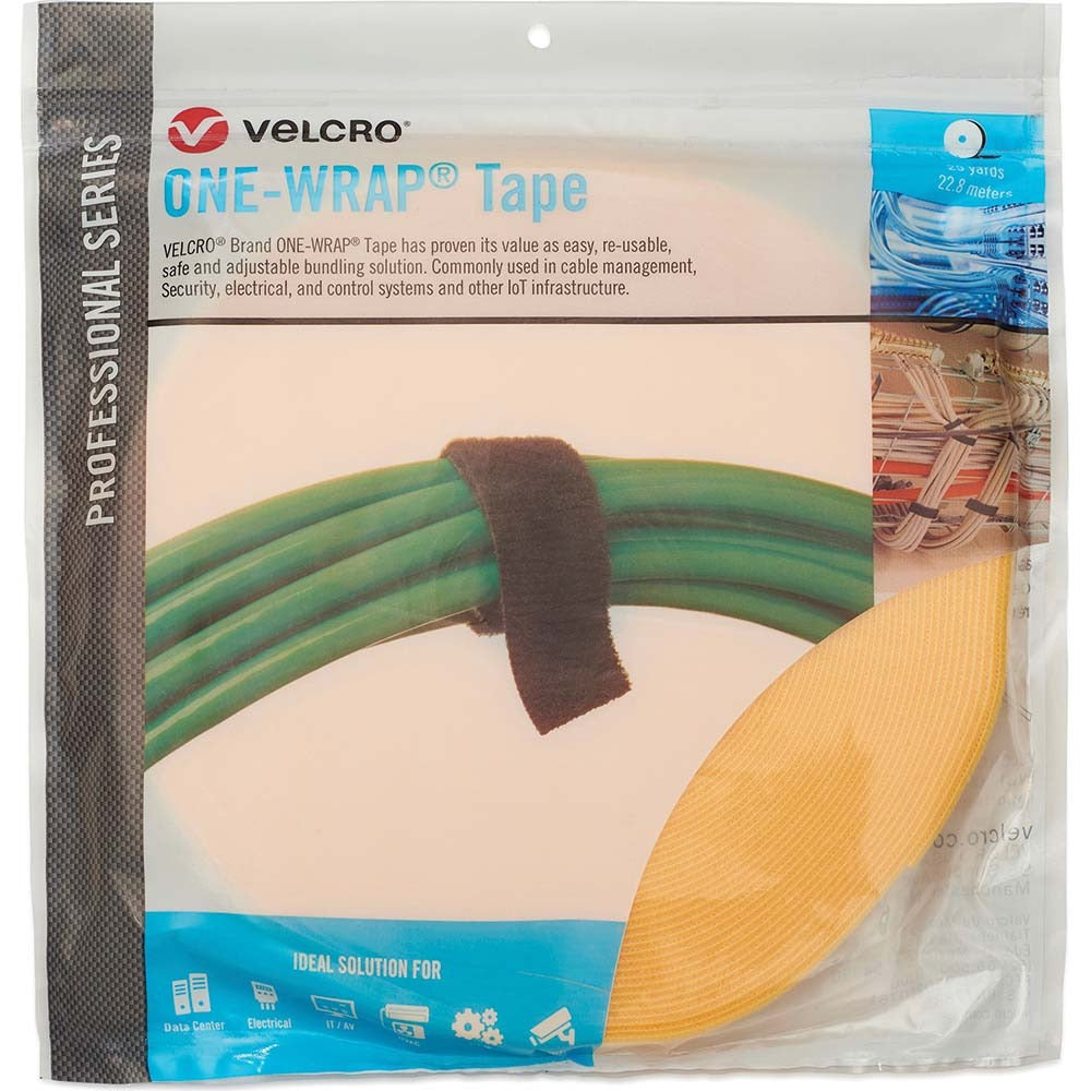 VELCRO BRAND Velcro Brand 31046 Reusable Cable Tie 75 Ft Yellow