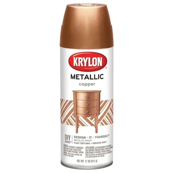 Krylon K02203007 Metallic Paint Copper Metallic - Pkg Qty 6