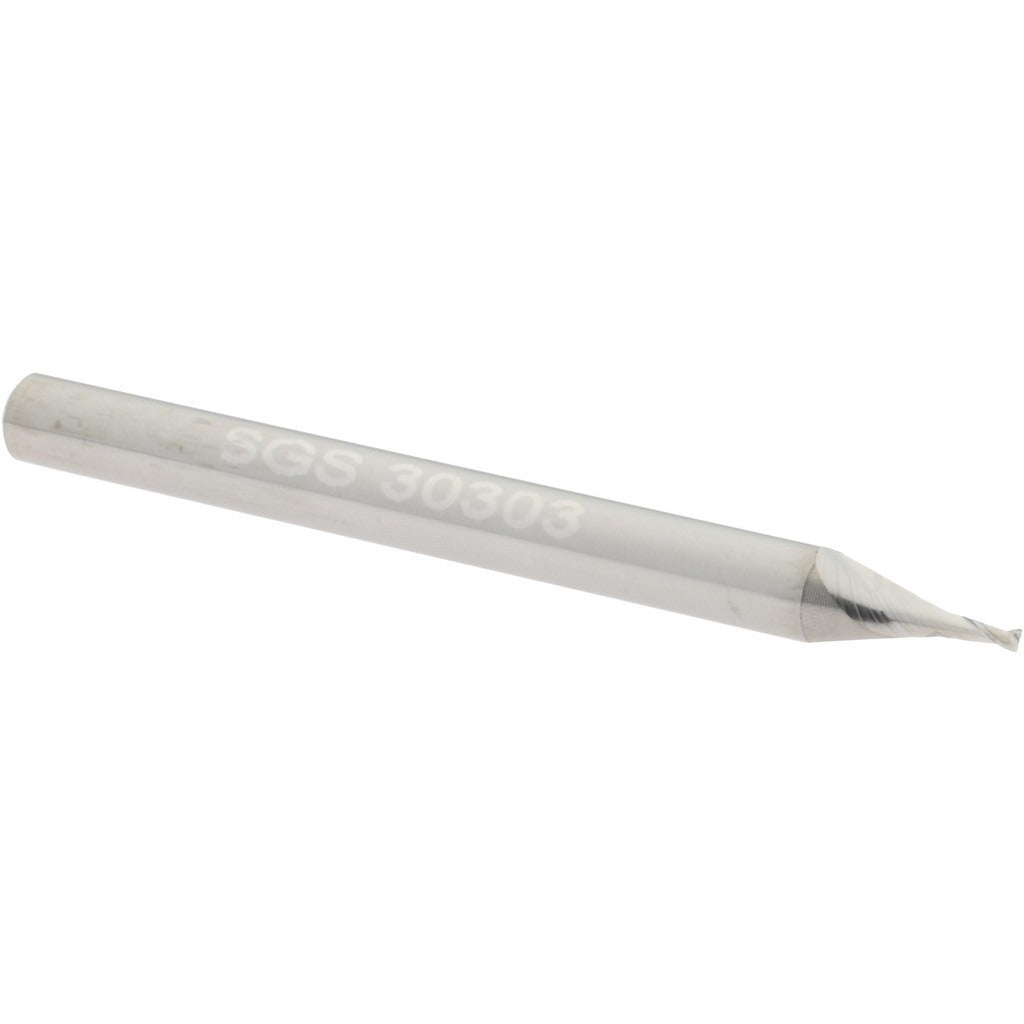 KYOCERA SGS PRECISION TOOLS Sgs 30303 Square End Mill 1/32 in 2 Flute Solid Carbide