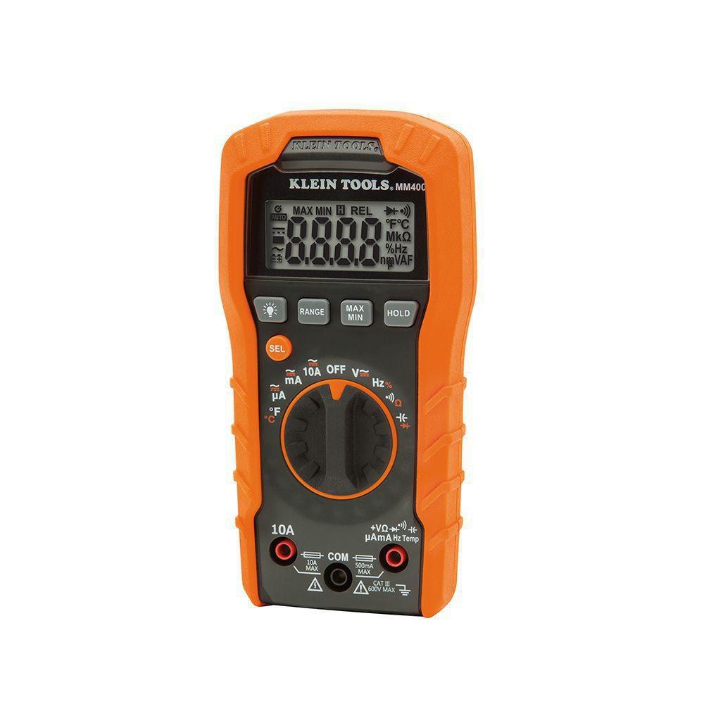 Klein Tools MM400 Digital Multimeter Auto-Ranging 600V