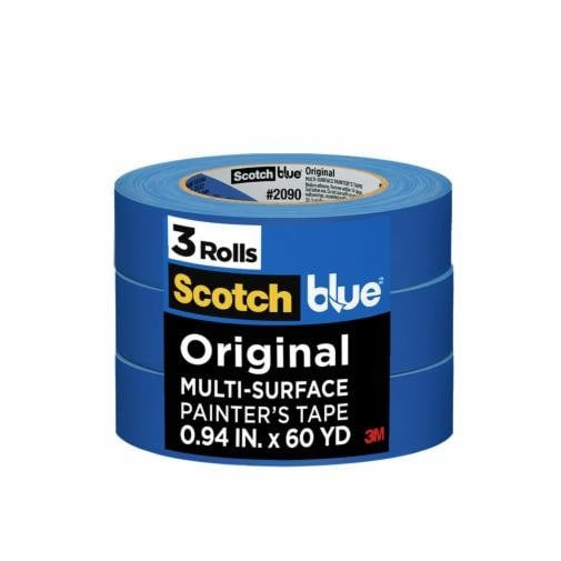 3M 3M 2090-24EC3 ScotchBlue Medium Strength Painter's Tape 0.94 in x 60 yd 3 pk 2090-24EC3