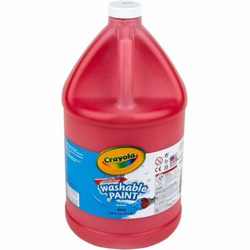 CRAYOLA Crayola CYO542128038 Washable Paint Red 128 Oz