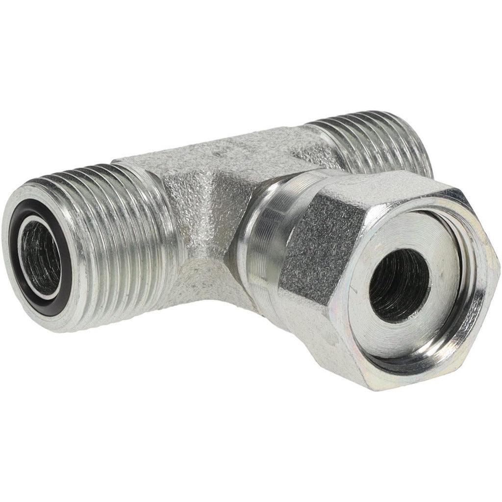 PARKER Parker 8 S6LO-S Swivel Branch Fitting Orfs Steel 1/2 in