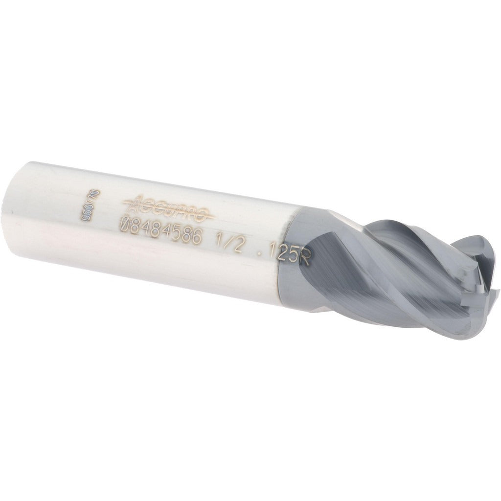 ACCUPRO Accupro 12182948 Corner Radius End Mill 1/2 Inch 4 Flute