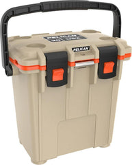 Pelican 20Q-2-TANORG Elite 20 qt Cooler in Orange and Tan