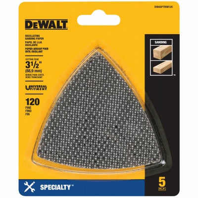 DEWALT Dewalt Accessories DWASPTRIM120 120 Grit Triangle Pad 12pk