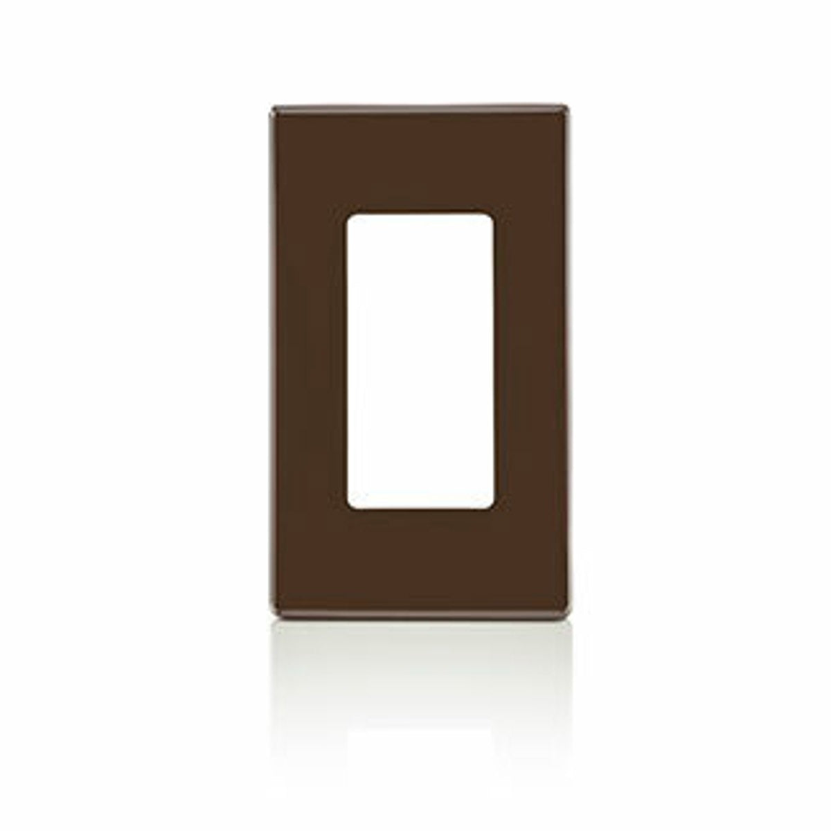 LEVITON Leviton 80301-S0 1-Gang Decora Plus Wallplate Screwless Snap-On Mount (1-Gang)