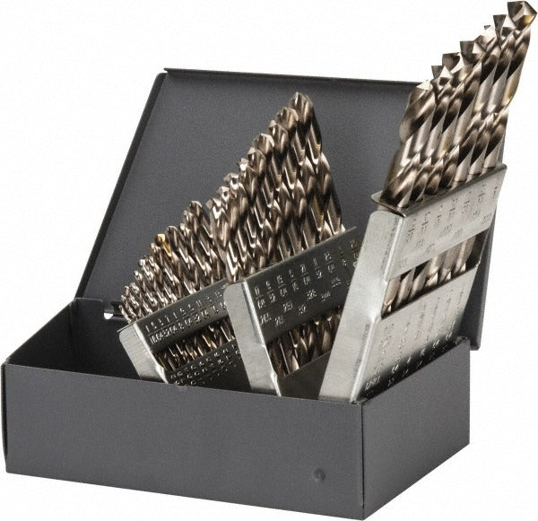 CLEVELAND CONTROLS Cleveland C70371 Jobber Drill Bit Set 29 Pc Hss Split Point