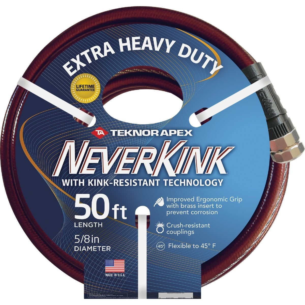 BEST GARDEN Best Garden 8614DB-50 Neverkink Garden Hose 5/8 in 50 Ft