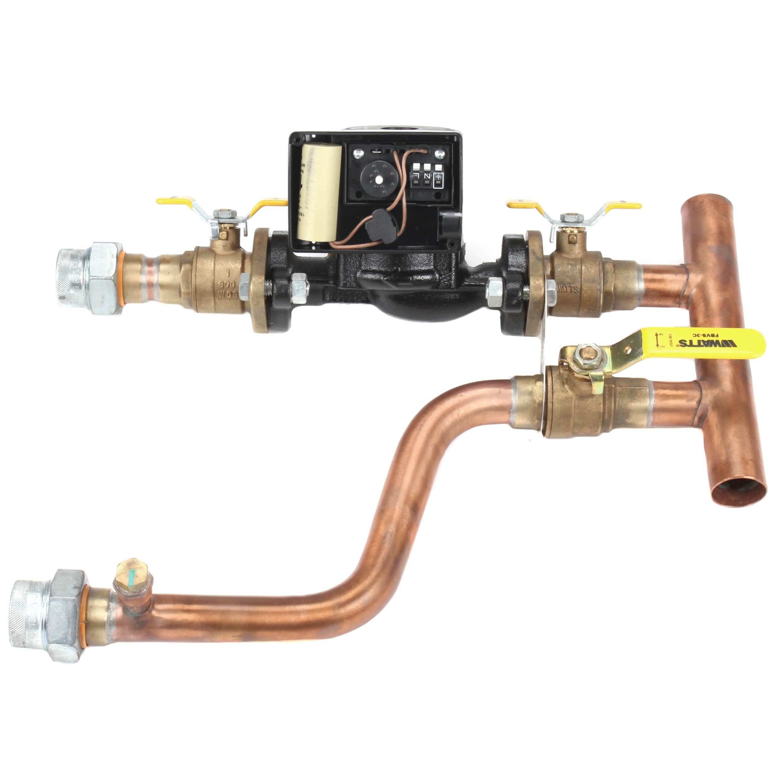 TRIANGLE TUBE Triangle Tube CCRKIT202 Timesaver Primary Secondary Piping Manifold for Challenger Solo Boilers (1.25 inch SWT)