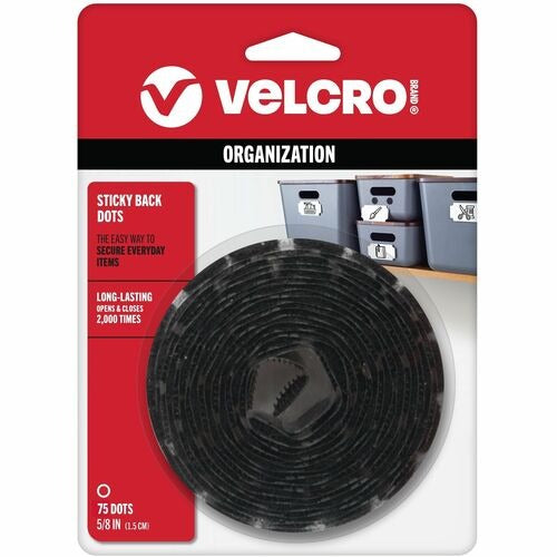 VELCRO Velcro Industries VEK90089 Hook Loop Coins 5/8 in Pack 50