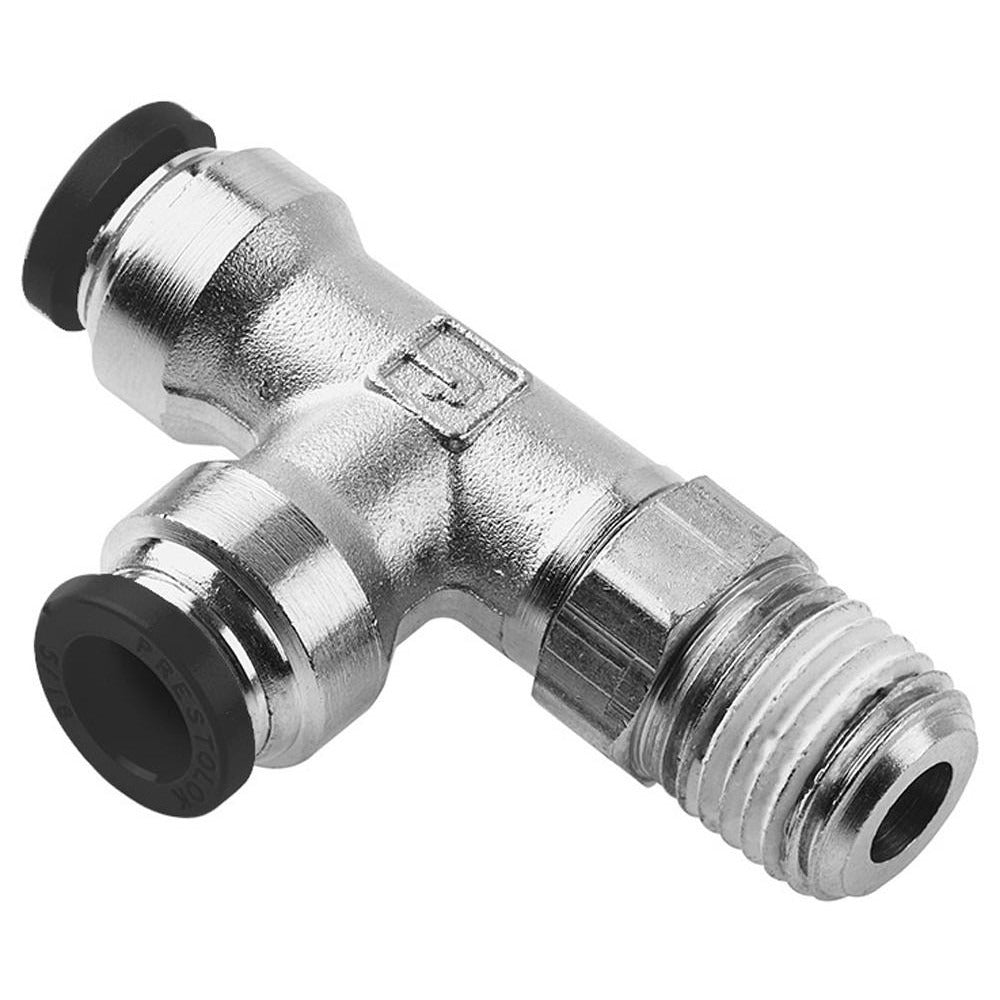 PARKER Parker XW171PLP-4-2 Male Run Tee 1/4 in Od 1/8 in Nptf