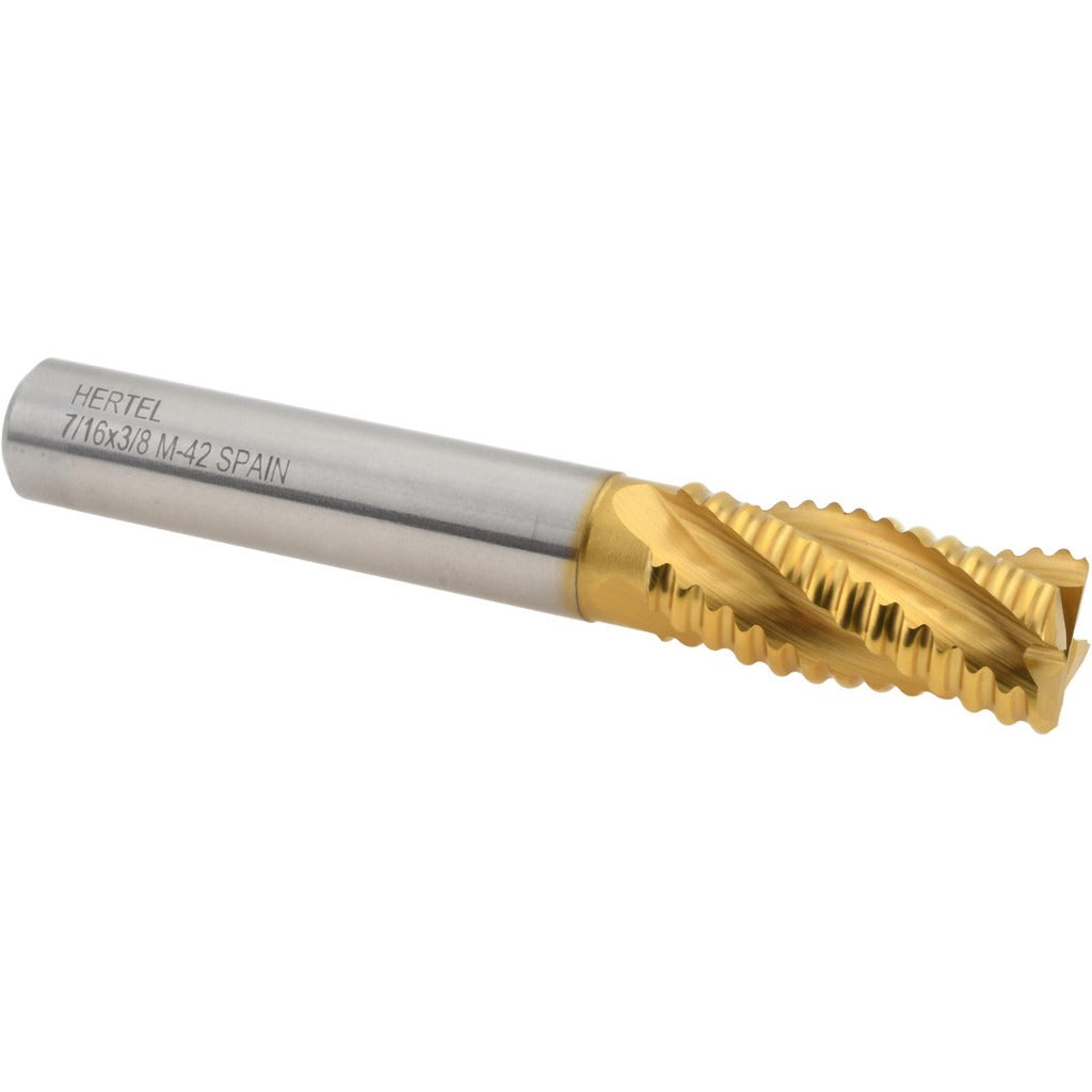 HERTEL Hertel 91193128 Roughing End Mill 7/16 in 4 Flute Cobalt