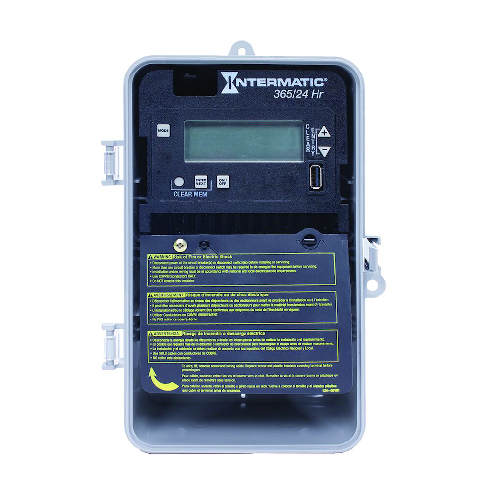 Intermatic ET2115CP 24-Hour/365 Day 1-Circuit Electronic Control 120-277 VAC SPDT