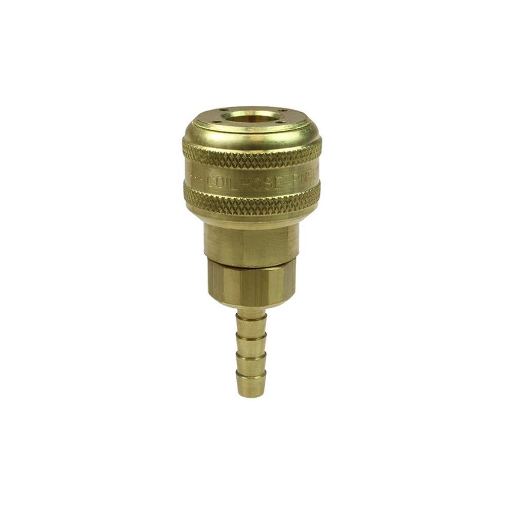 COILHOSE PNEUMATICS Coilhose Pneumatics 586A 3/8 in Pneumatic Hose Coupler Brass