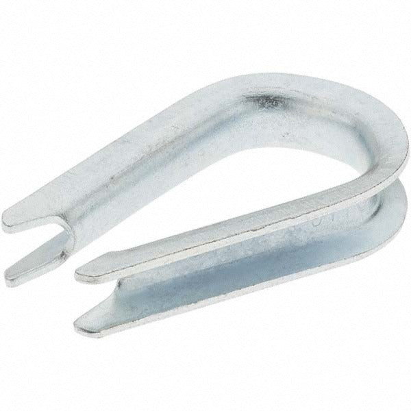 VALUE COLLECTION Value Collection 50441 Wire Rope Thimble 3/16 in Galvanized Steel 10pk