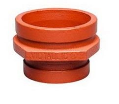 Victaulic FC43050P00 Style 50 Grooved Painted Concentric Reducer 3 x 2 in