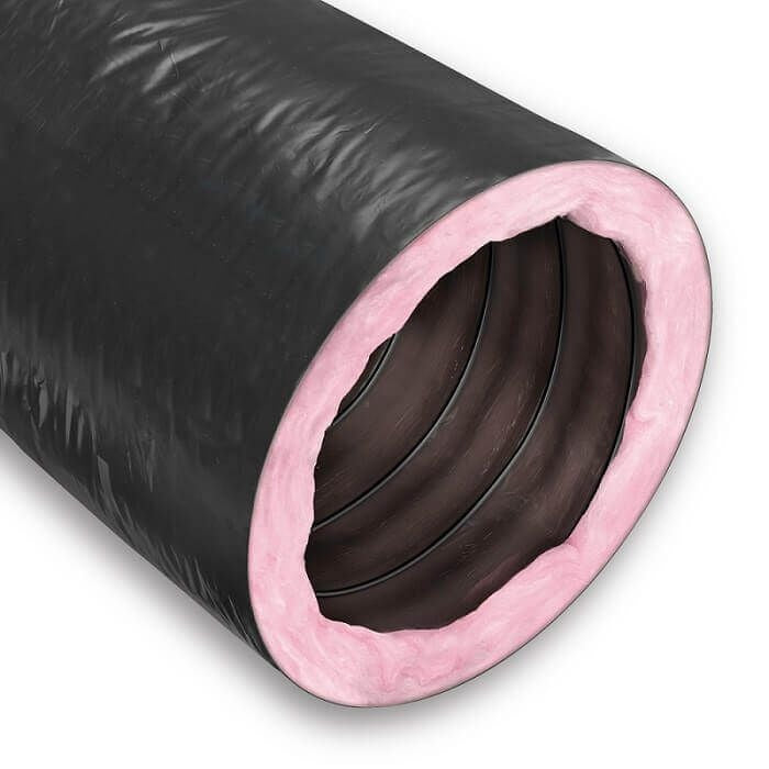 THERMAFLEX Thermaflex 52304000001 Insulated Flex Duct 4in X 25ft R8