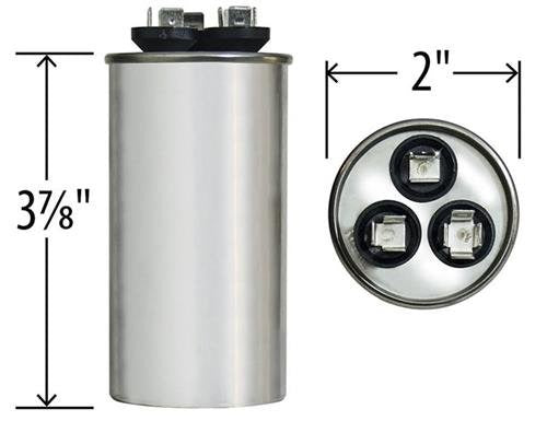 TRANE TRANE CPT1168 Dual Capacitor