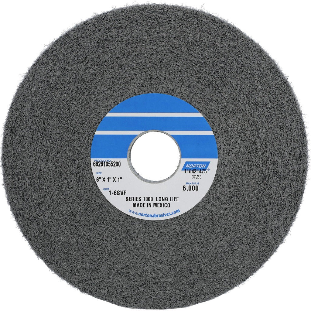 NORTON Norton 66261055200 Silicon Carbide Deburring Wheel 6 Inch