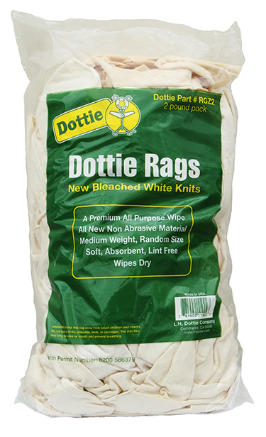 L.H. Dottie RGZ2 Wiping Rag 2 lb Bag