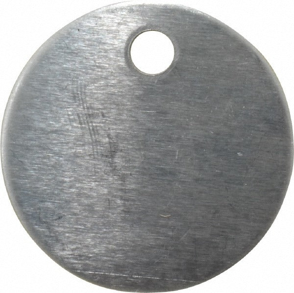 C H HANSON C.h. Hanson 43565 Round Aluminum Blank Metal Tag 50 Pc