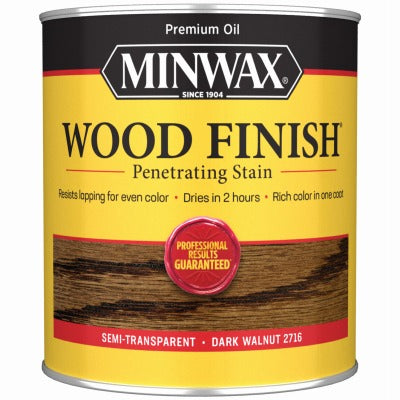 MINWAX Minwax 70012 Dark Walnut Wood Finish Stain 1 Quart