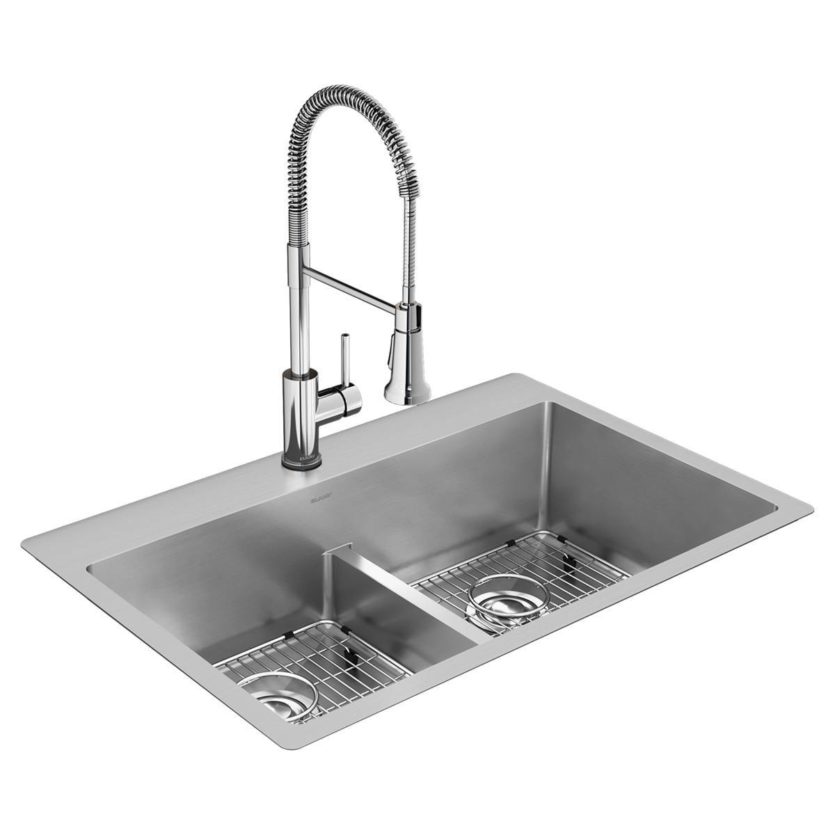 BSC PREFERRED Bsc Preferred ECTSRA33229TFC Dual Bowl Kitchen Sink Kit