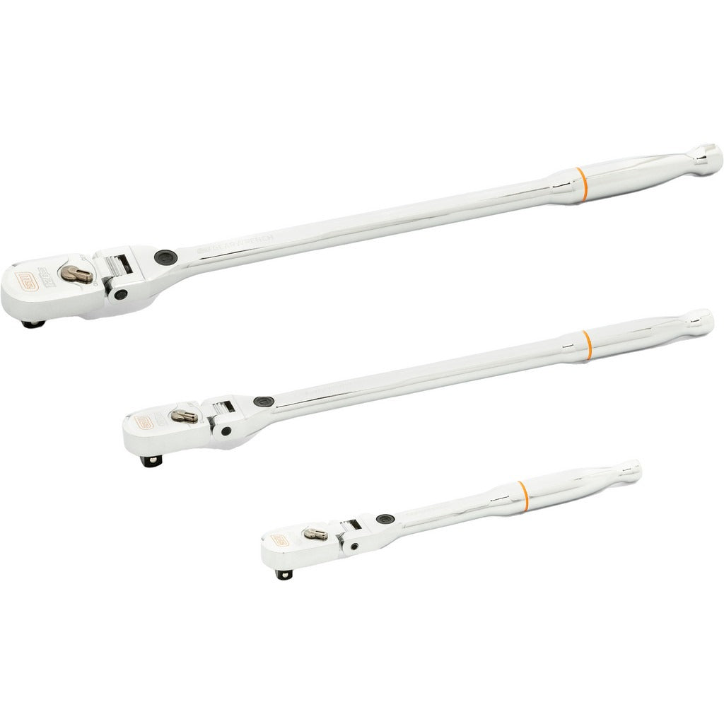 GEARWRENCH Gearwrench 81382 Locking Flex Head Ratchet Set 3-drive