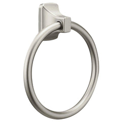 Moen P5860BN Contemporary Round Closed Towel Ring in Brushed Nickel