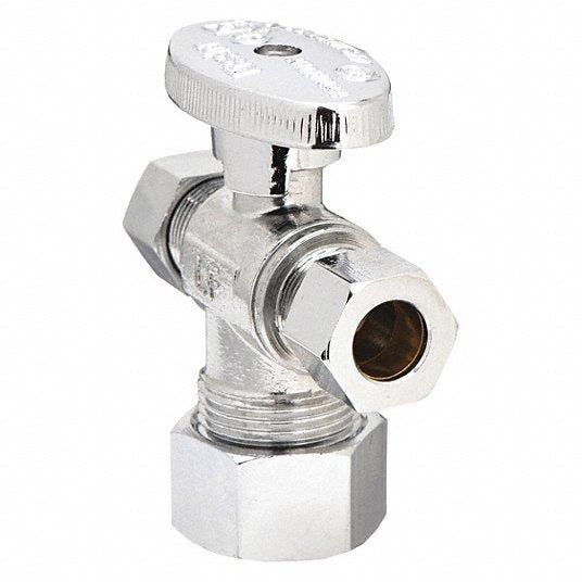 KISSLER Kissler 88-9315 1/4 Turn Dual Outlet Stop 5/8 in x 3/8 in x 3/8 in Replacement 88-9315
