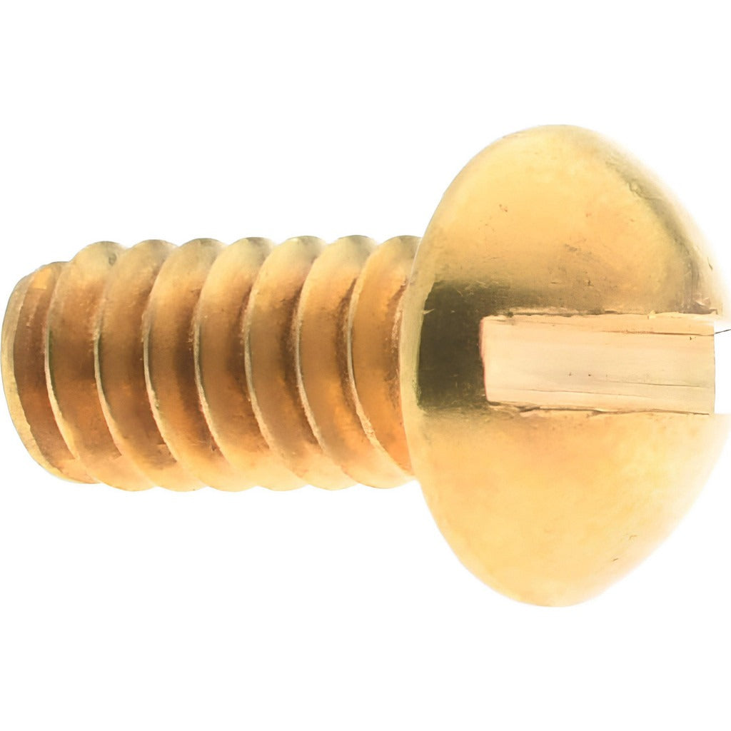 VALUE COLLECTION Value Collection R52000306 4-40 X 1/4 in Round Head Slotted Brass
