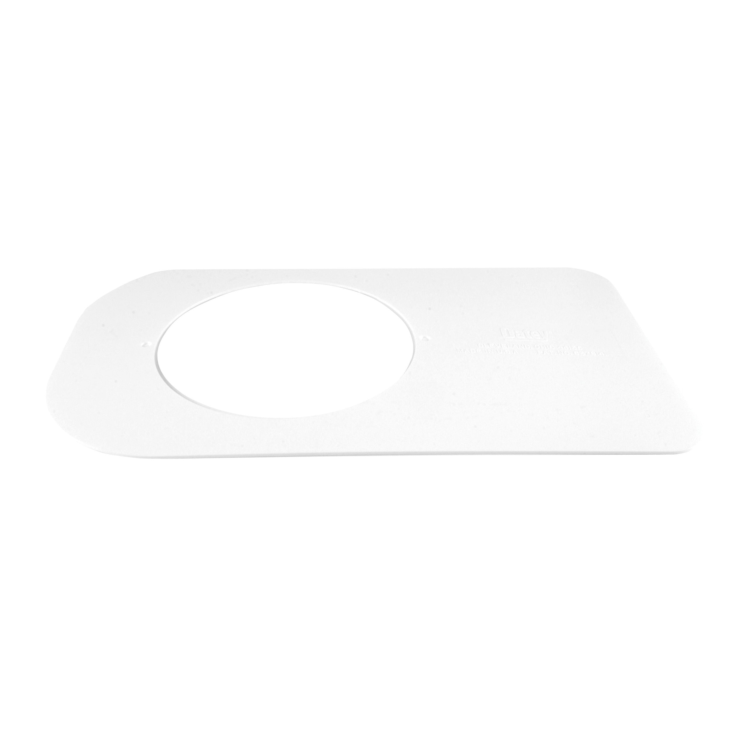 OATEY Oatey 31258 Square Nose Toilet Base Plate Abs