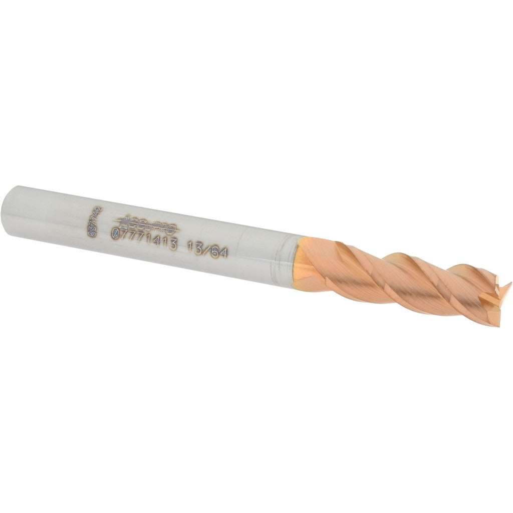 ACCUPRO Accupro 12182782 Square End Mill 13/64 Inch 4 Flute Carbide