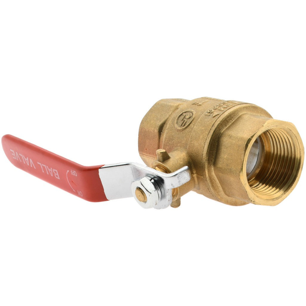 VALUE COLLECTION Value Collection TXN100 Ball Valve 1 Inch Fnpt Brass Lead Free