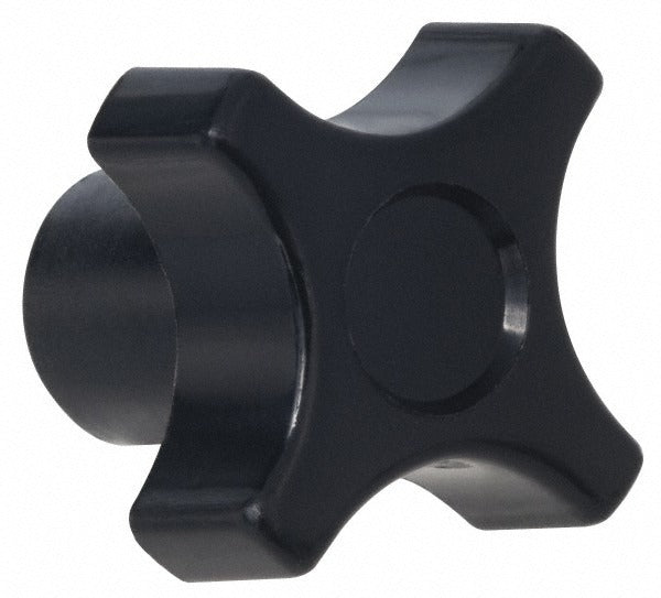 GIBRALTAR Gibraltar G10-2810-D Lobed Knob 4-point 1-1/4 in Black