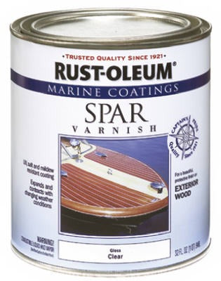 RUST-OLEUM Rust-oleum 207008 Gloss Clear Spar Varnish 1 Quart