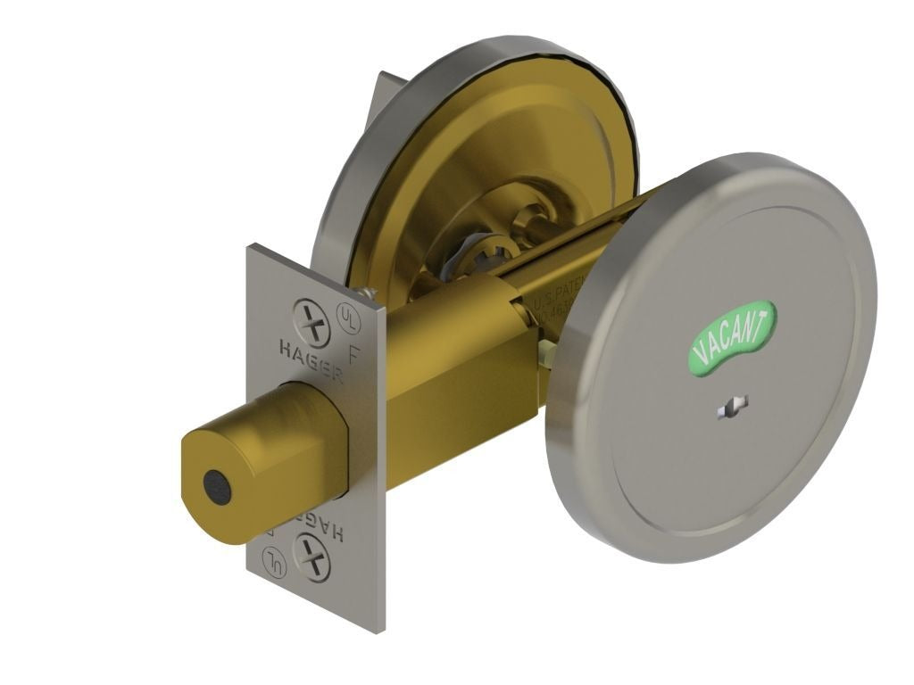HAGER Hager Hinge 321626D Thumbturn Occupancy Indicator Deadbolt