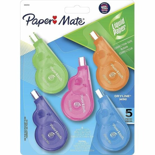 PAPER MATE Paper Mate PAP5032315K Dryline Mini Correction Tape 5-pack