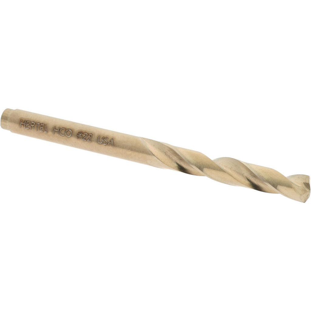 HERTEL Hertel 74130741 Cobalt Screw Machine Drill Bit Size 22