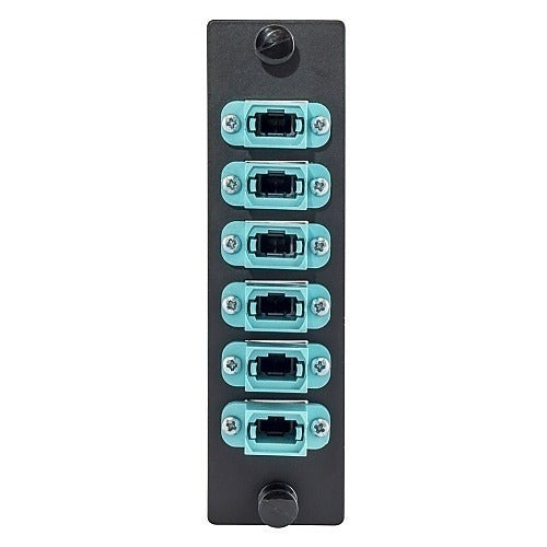 HUBBELL Hubbell Premise Wiring FSPMTPH4AQ6 Fiber Adapter Panel