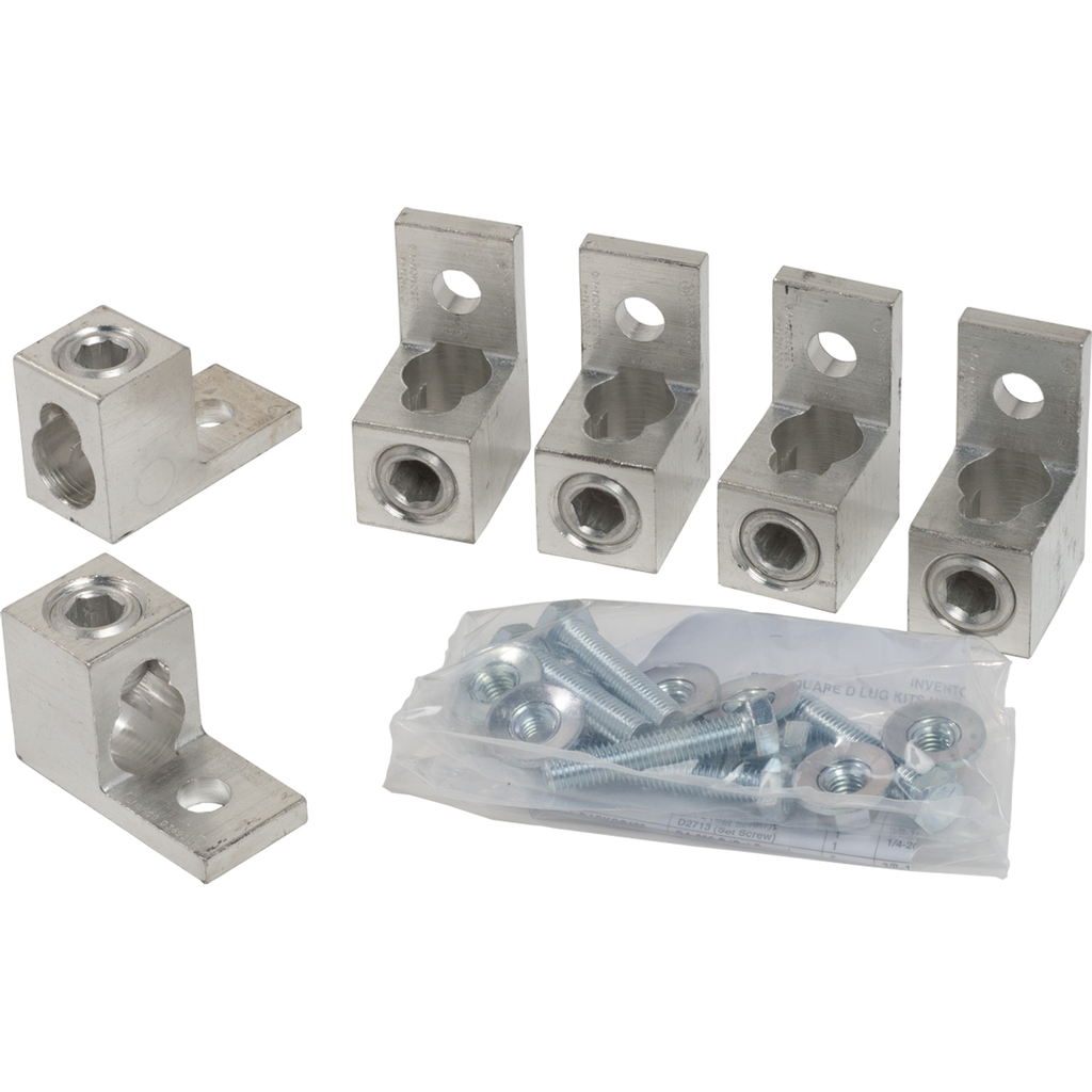 Square D DASKP400 4 AWG Stranded to 600 kcmil and 1/0 AWG Stranded to 250 kcmil Low Voltage Transformer Lug Kit