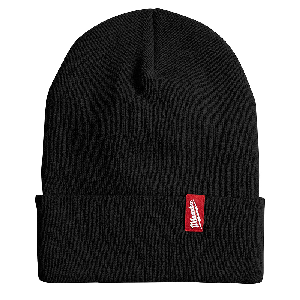 Milwaukee 506B Men's Black Acrylic Cuffed Beanie Hat