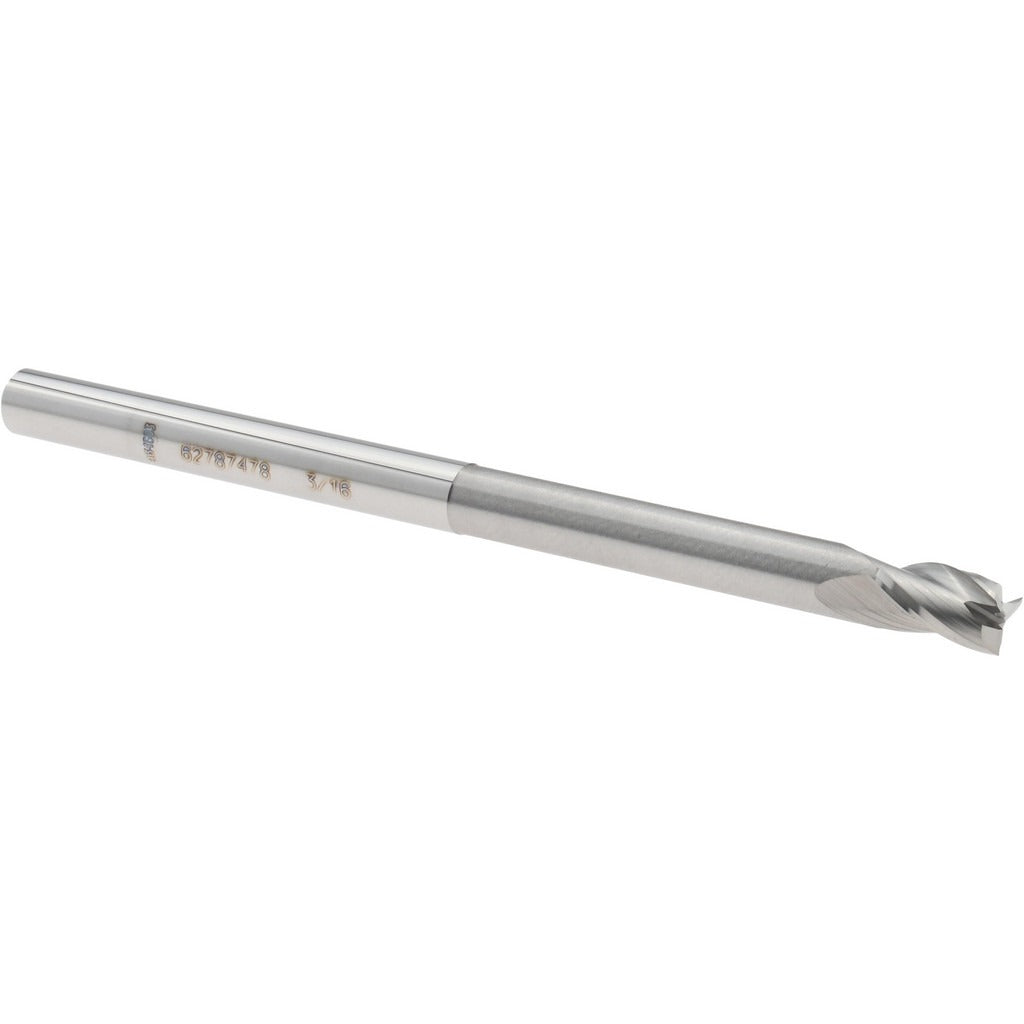 ACCUPRO Accupro 14797320 Square End Mill 3/16 in 3 Flute Carbide